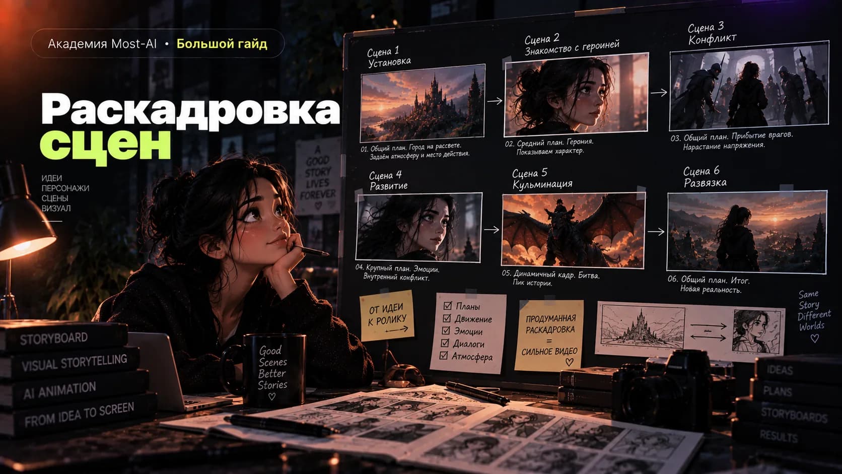 Раскадровка сцен
