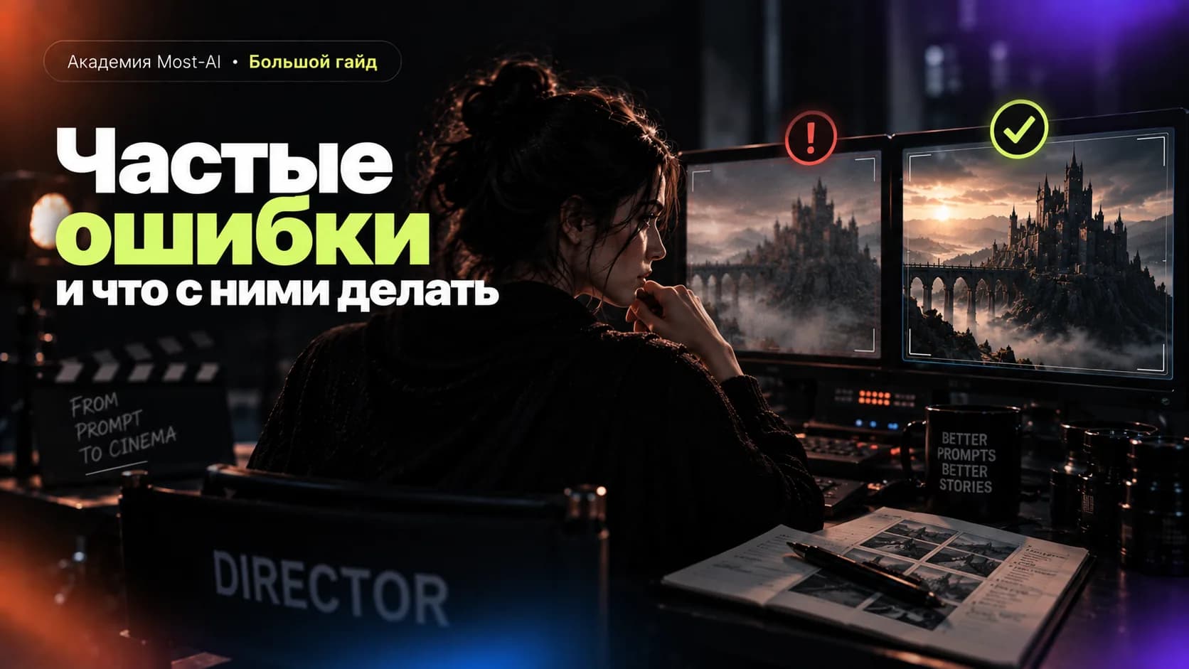 Частые ошибки промпта — что идёт не так и чем это чинится