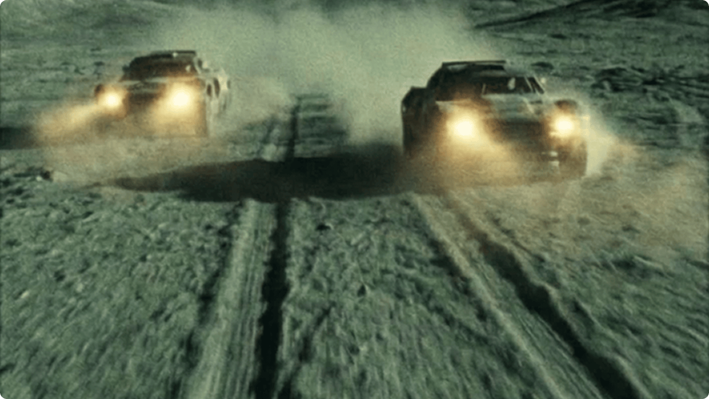 Гоночные машины в пустыне — Nano Banana Pro