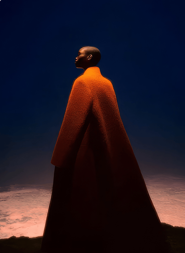 Женщина у аквариума — Nano Banana Pro